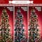 9ft. Pre-Lit Green Slim Fir Artificial Christmas Tree, Color Changing LED Lights